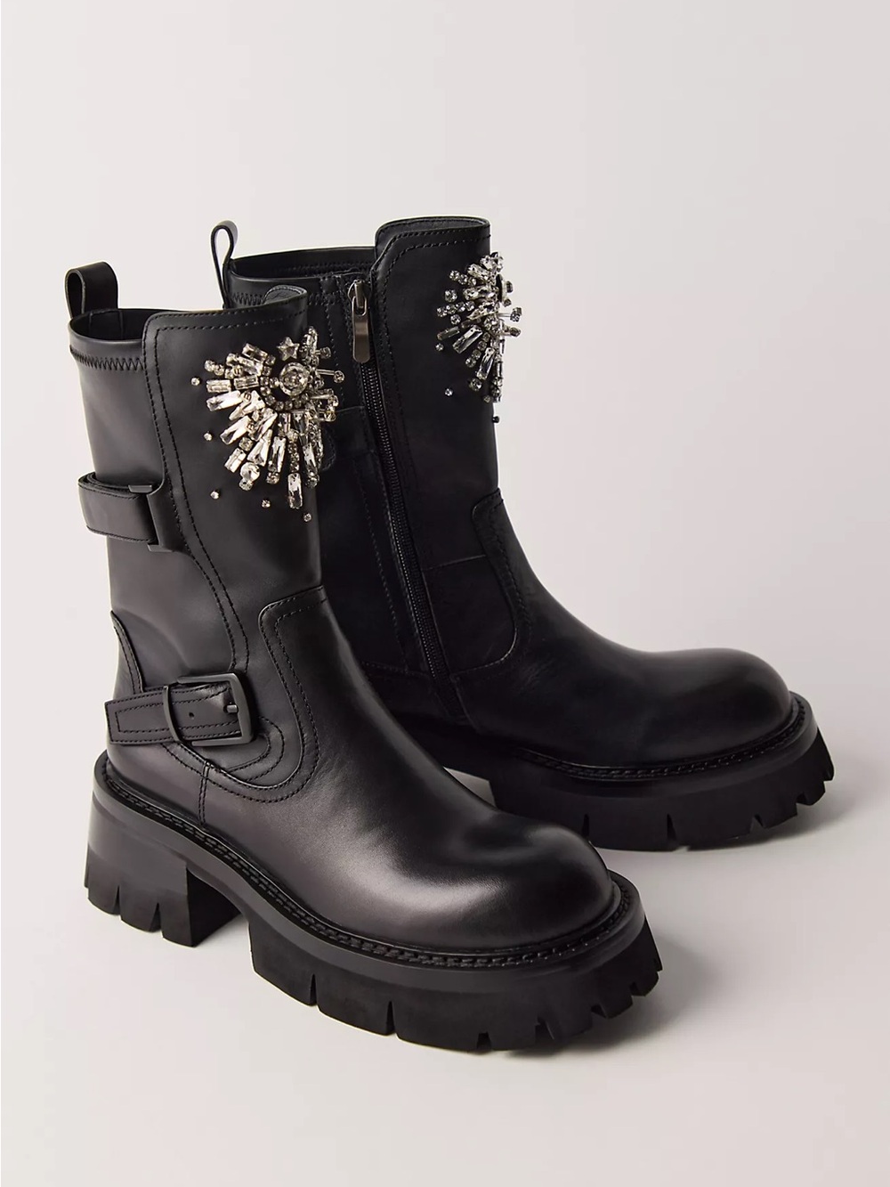 New Free People Nan-Ku Glasgow Embellished Boots